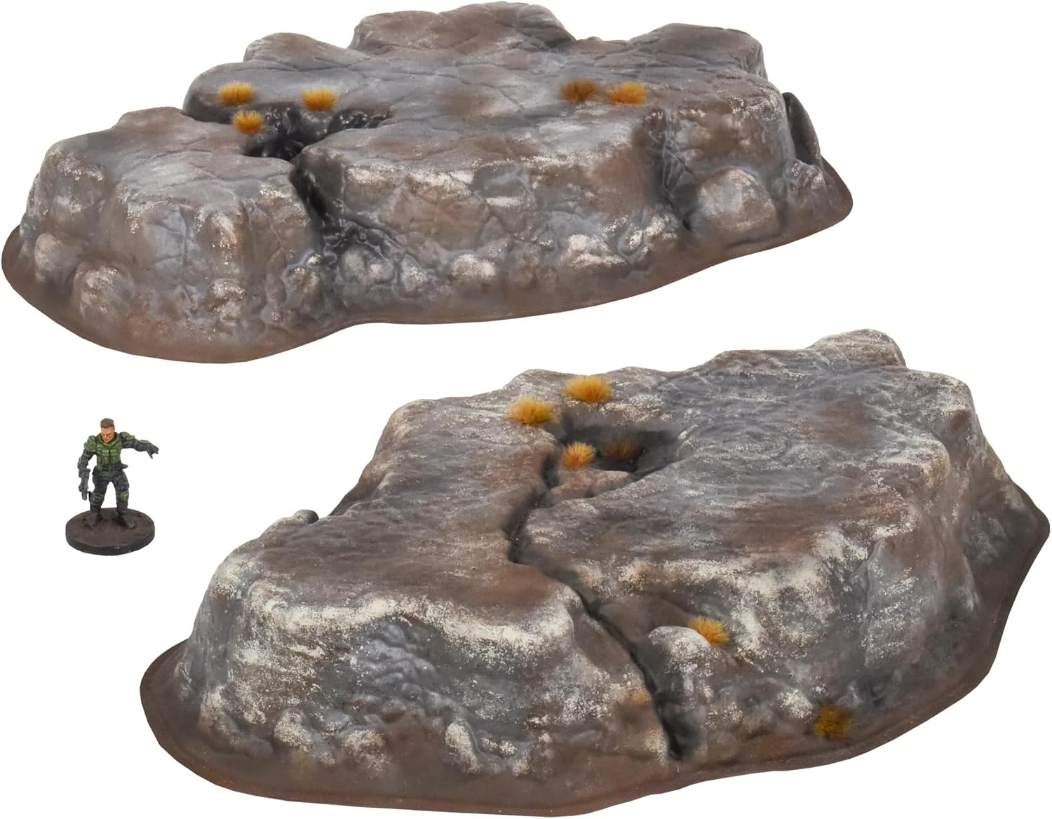 Terrain Crate Wargaming Hills | 2 Plastic Battlefield Hills | No Assembly Required | Compatible with Warhammer Age of Sigmar, 40K, Kings of War, Epic & More | 10-32mm Scale - Image 4
