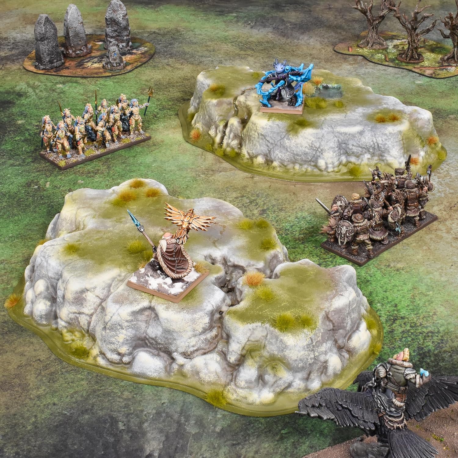 Terrain Crate Wargaming Hills | 2 Plastic Battlefield Hills | No Assembly Required | Compatible with Warhammer Age of Sigmar, 40K, Kings of War, Epic & More | 10-32mm Scale - Image 6