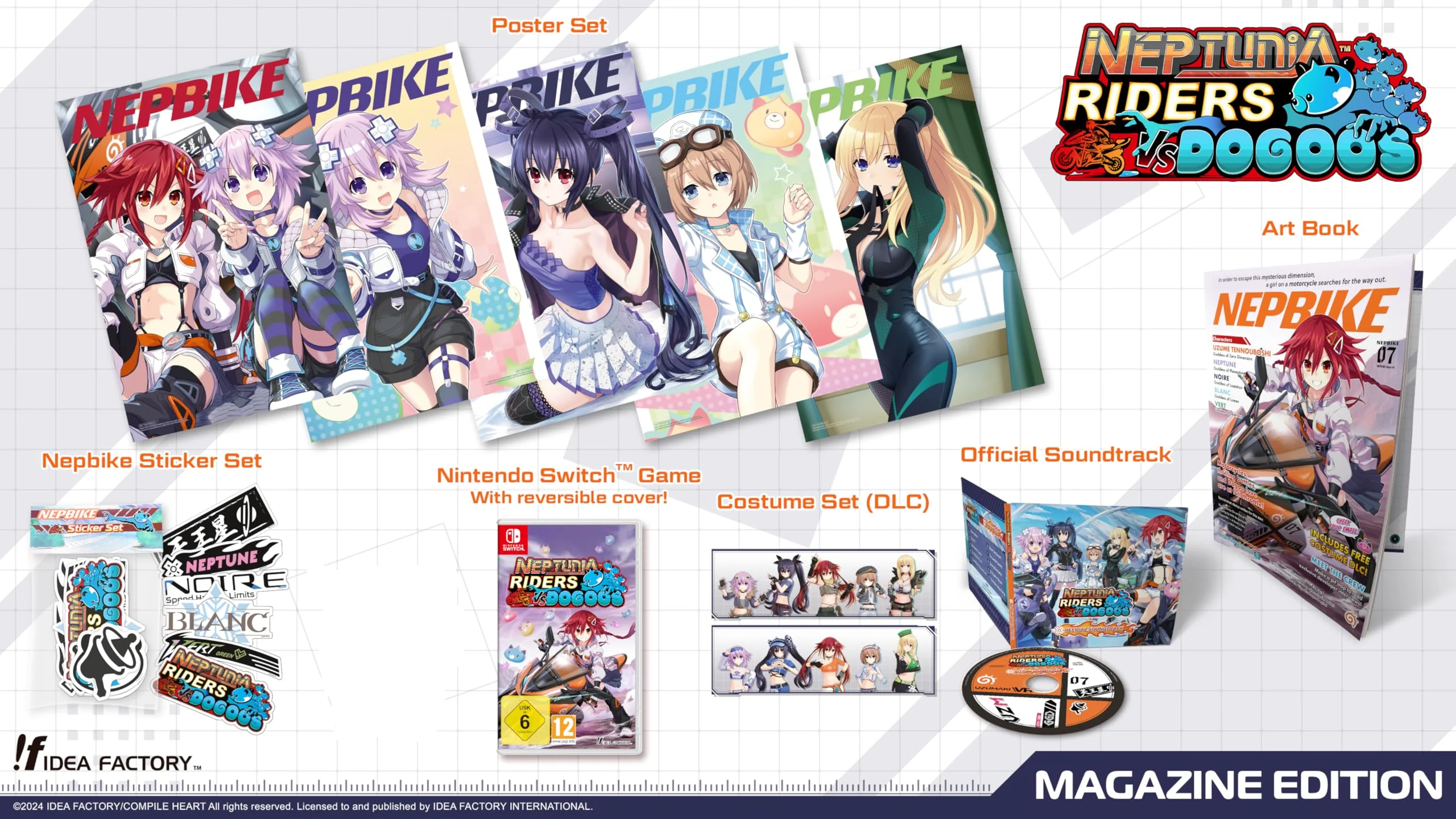 Neptunia Riders VS Dogoos - Magazine Edition (Nintendo Switch