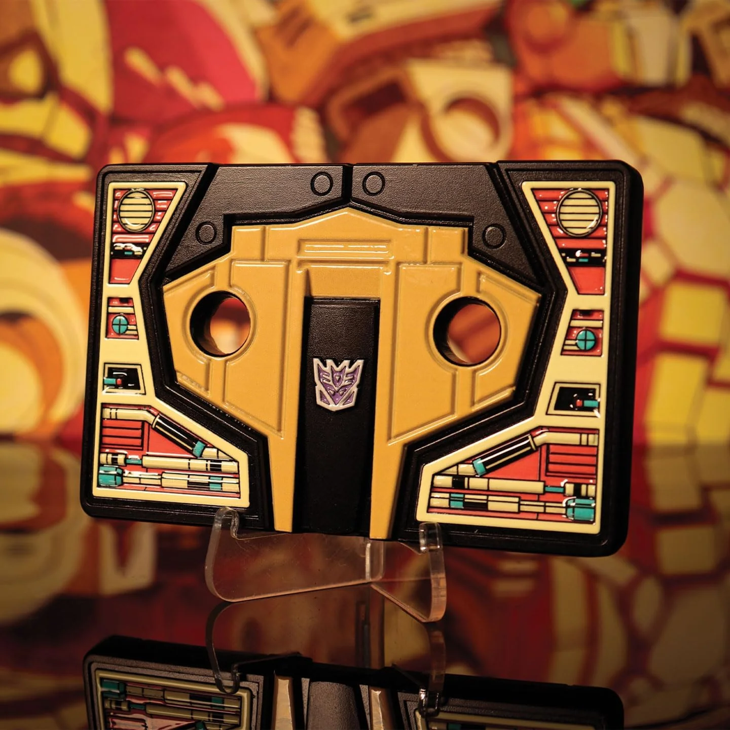FaNaTtik Transformers Soundwave & Buzzsaw Kassettenband Metall Nachbildung - limitierte Auflage Sammlerstück (offiziell lizenziert, individuell nummeriert, inklusive Kunstkarte - Image 4
