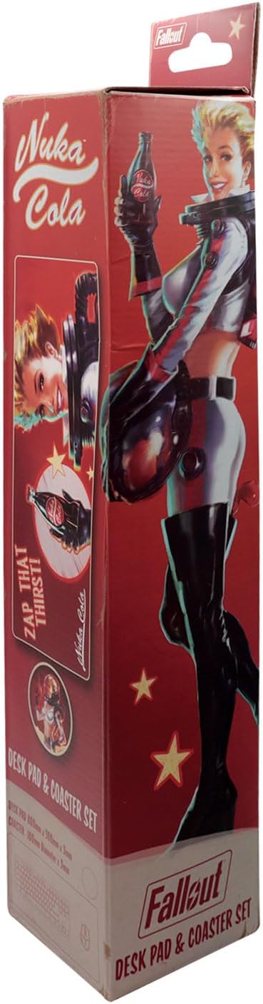 Fallout Desk Pad & Coaster Set Nuka-Cola - Image 3