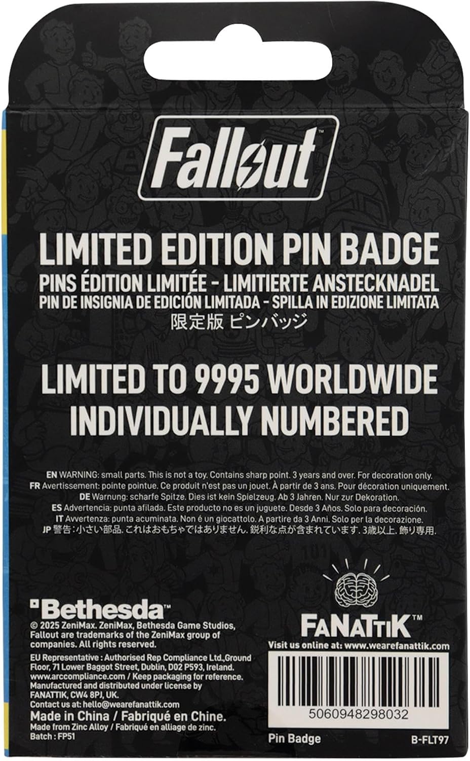 FALLOUT - Charisma - Limited Edition Pin - Image 5