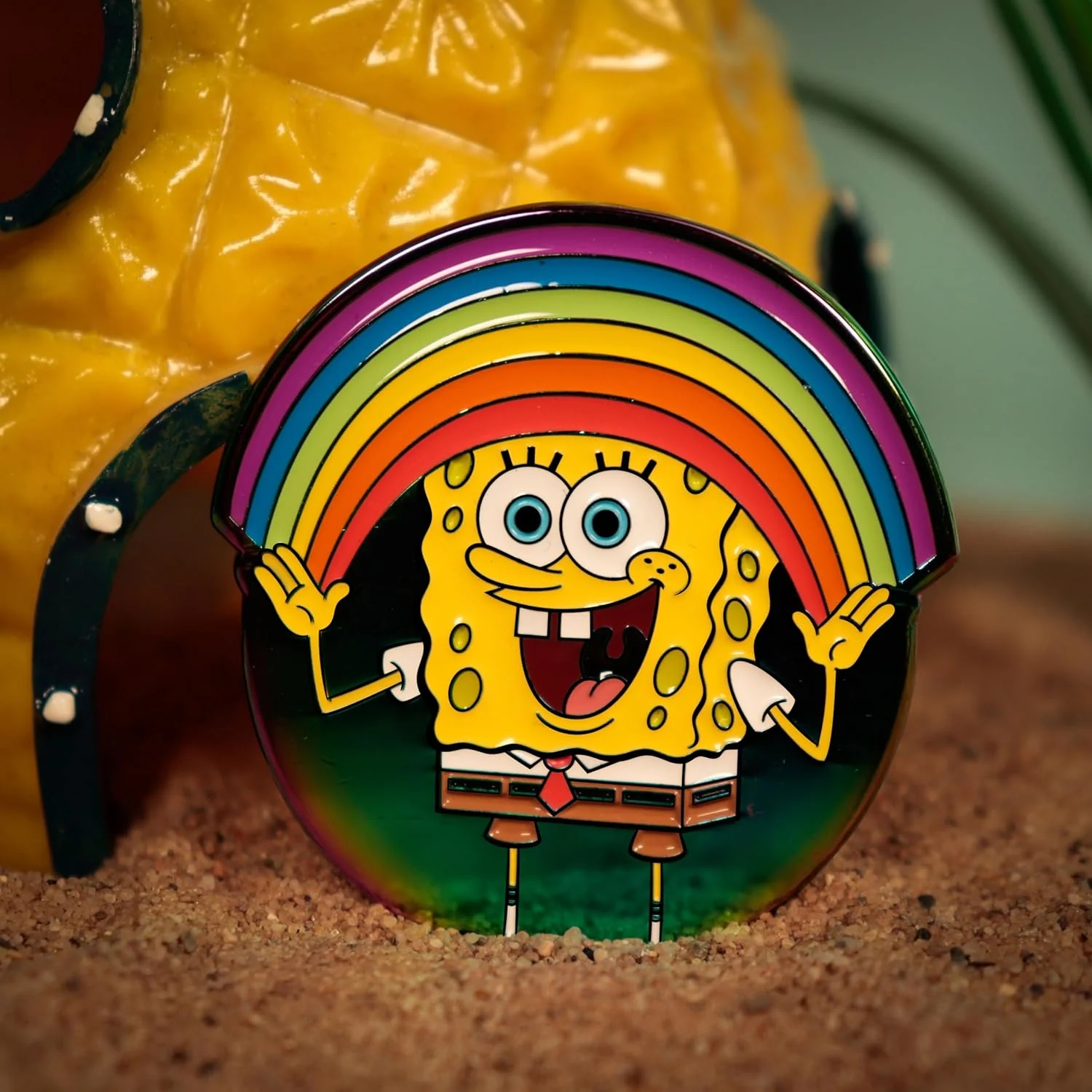 SpongeBob SquarePants - Spilla smaltata arcobaleno | Edizione limitata da collezione | Prodotto con licenza ufficiale | Numerata singolarmente | 41 x 45 mm - Image 6