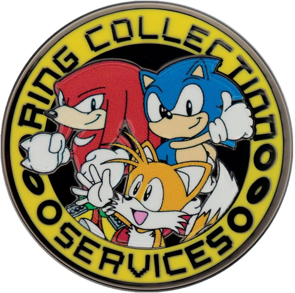 Distintivo a spillo Sonic the Hedgehog Sonic, Tails & Knuckles, edizione limitata, numerati individualmente (9995 in tutto il mondo), 40 mm - Image 3