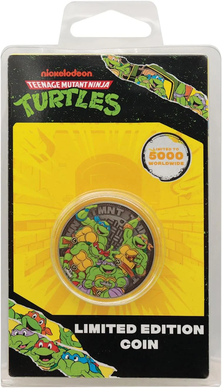 FaNaTtik Teenage Mutant Ninja Turtles – Krang Limited Edition Sammelmünze – individuell nummerierte, doppelseitige Emaille-Ausstellungsstück - Image 6