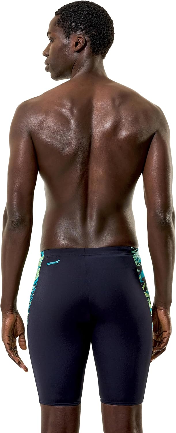 Speedo Hyperboom Splice Jammer Shorts (Anthracite/Teal, 34``) - Image 3
