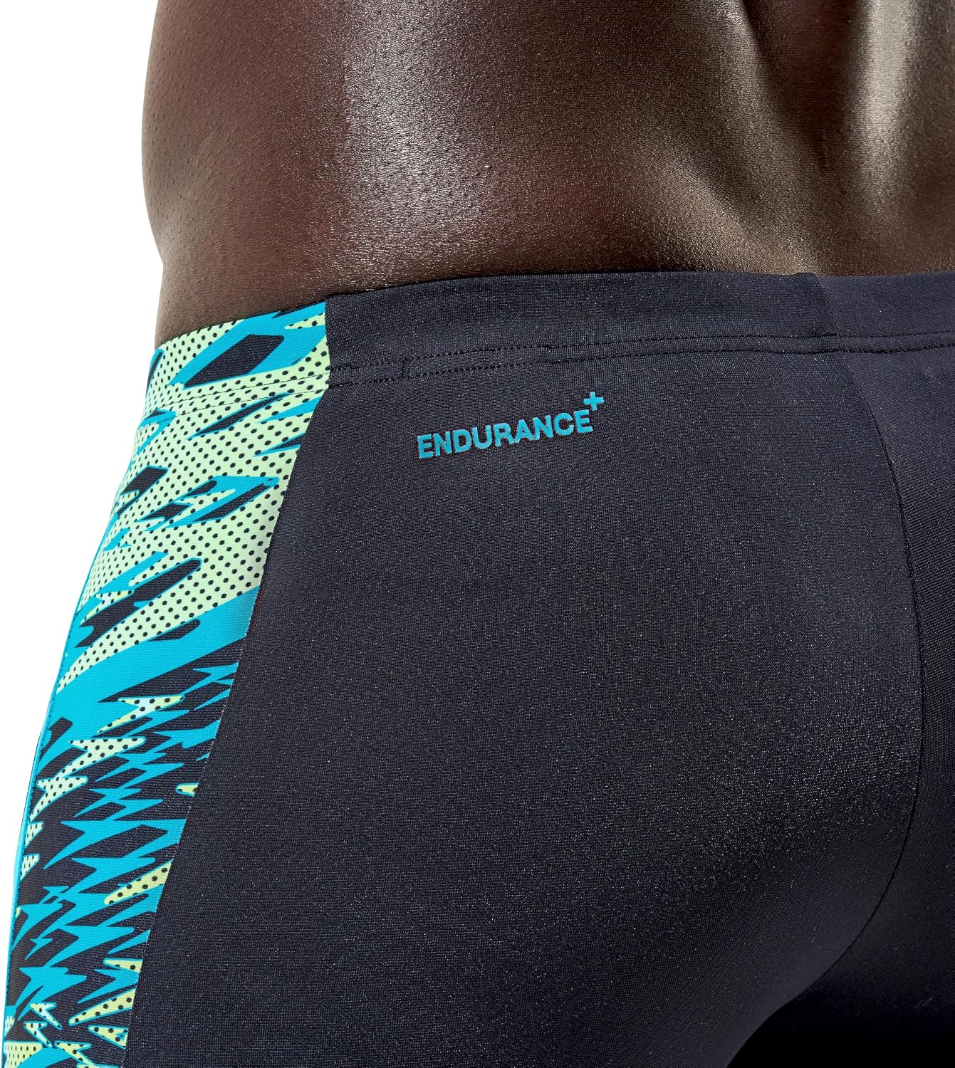 Speedo Hyperboom Splice Jammer Shorts (Anthracite/Teal, 38``) - Image 3
