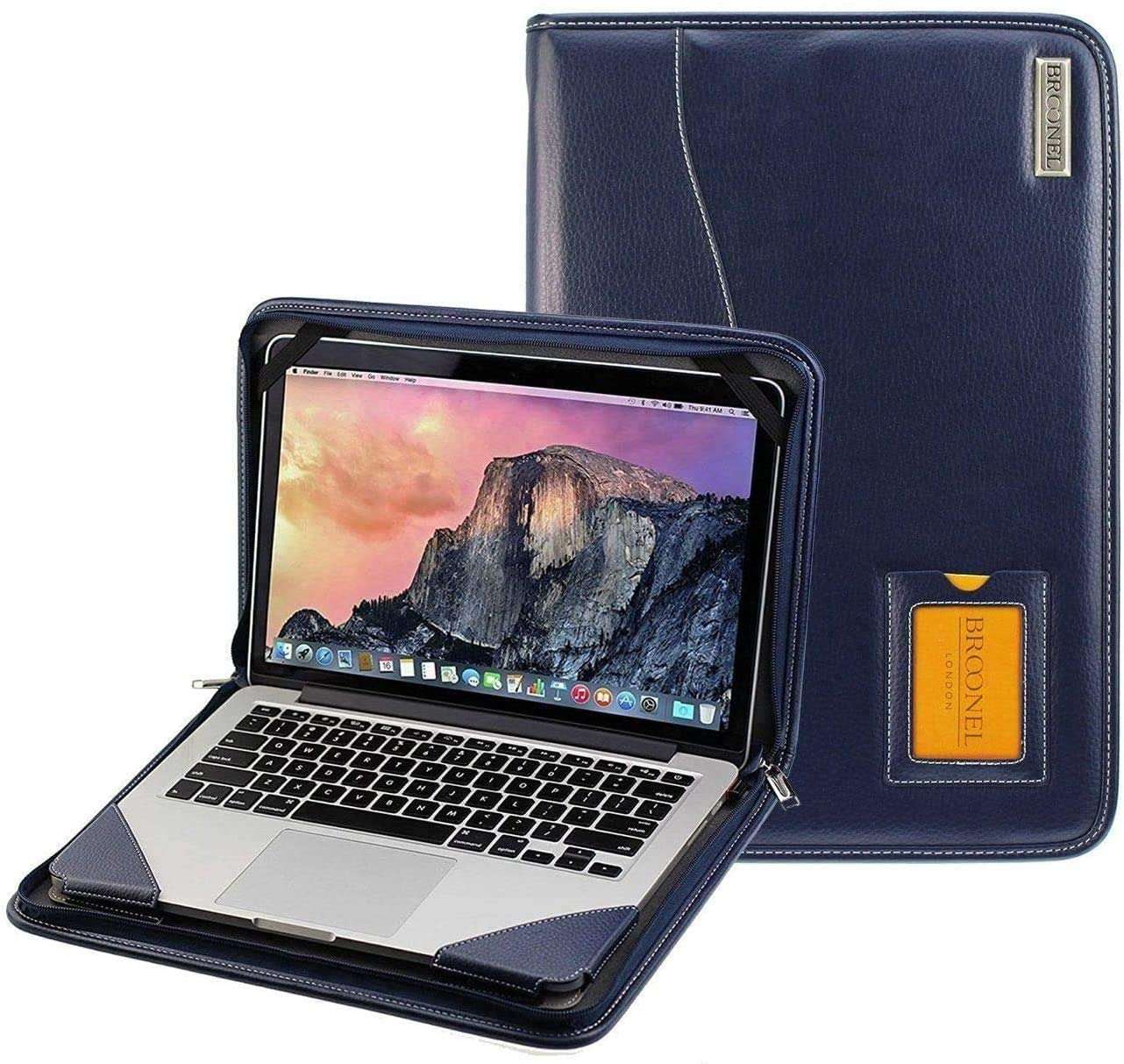 Broonel Blue Contour Case For HP EliteBook 8 G1a 14" Notebook