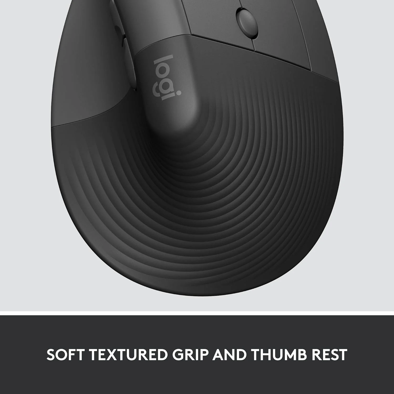 Logitech Lift For Business, Mouse Verticale Ergonomico, Wireless, Bluetooth, USB Secured Logi Bolt, Clic Silenziosi, Certificazione Globale, Windows/Mac/Chrome/Linux - Graphite - Image 3