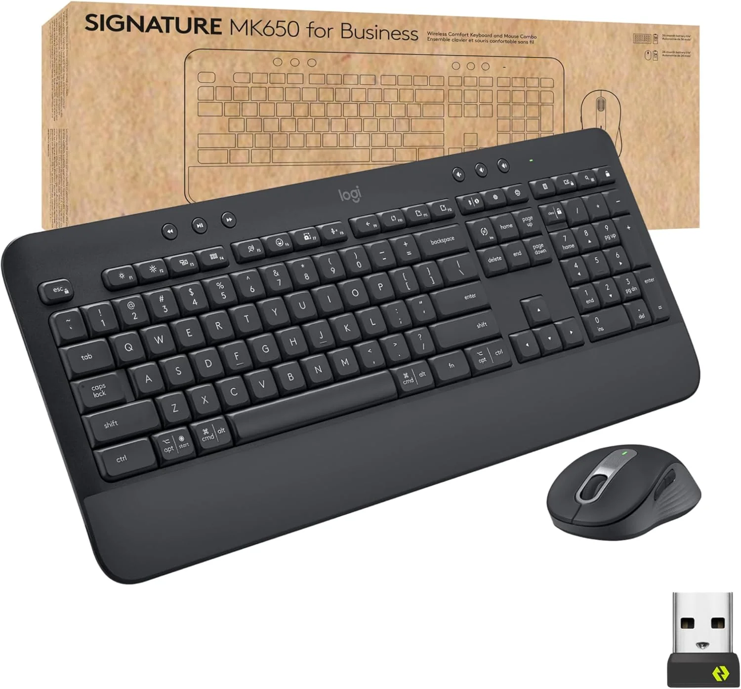 Logitech Signature MK650 Combo for Business Keyboard and Mouse Set - Image 3