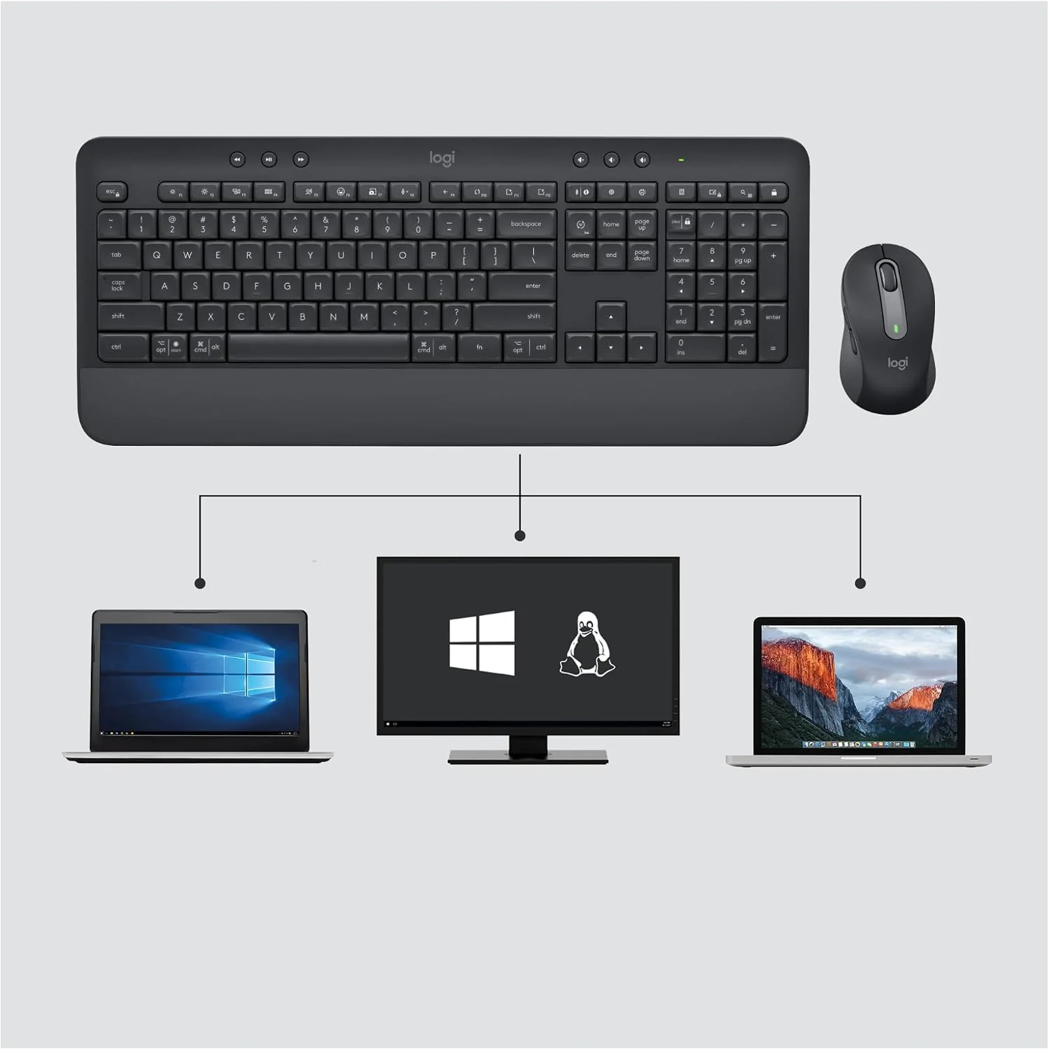 Logitech Signature MK650 Combo for Business Keyboard and Mouse Set - Image 4