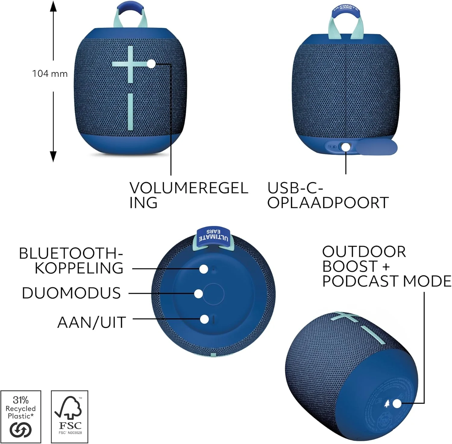 Logitech - Ultimate Ears Wonderboom 4 Active - Image 4