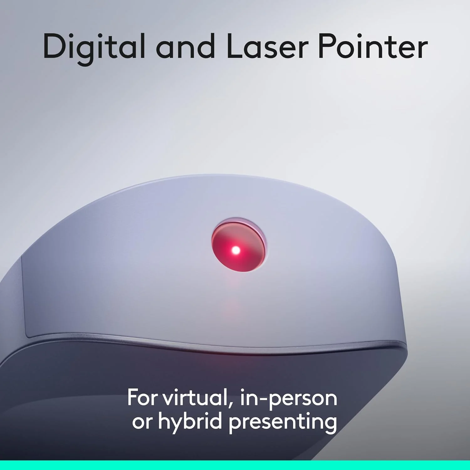 Logitech Spotlight 2 Presentation Remote, Wireless Presentation Clicker with Haptics, Digital Highlighting, Customisable Actions, Laser Pointer, Quick Charge, Bluetooth, and USB-C - Light Lilac - Image 3