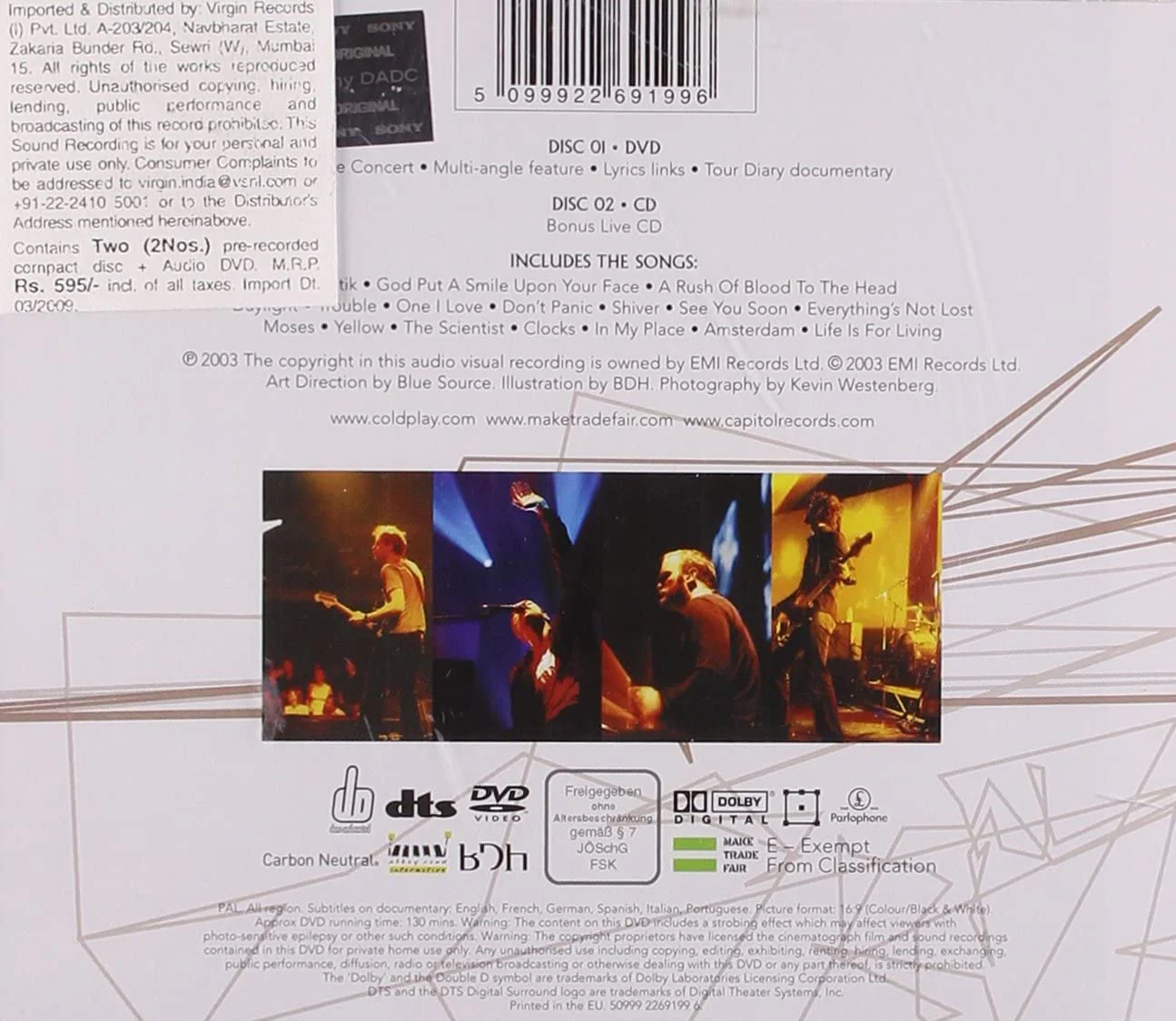 Coldplay - Live 2003 - Image 3