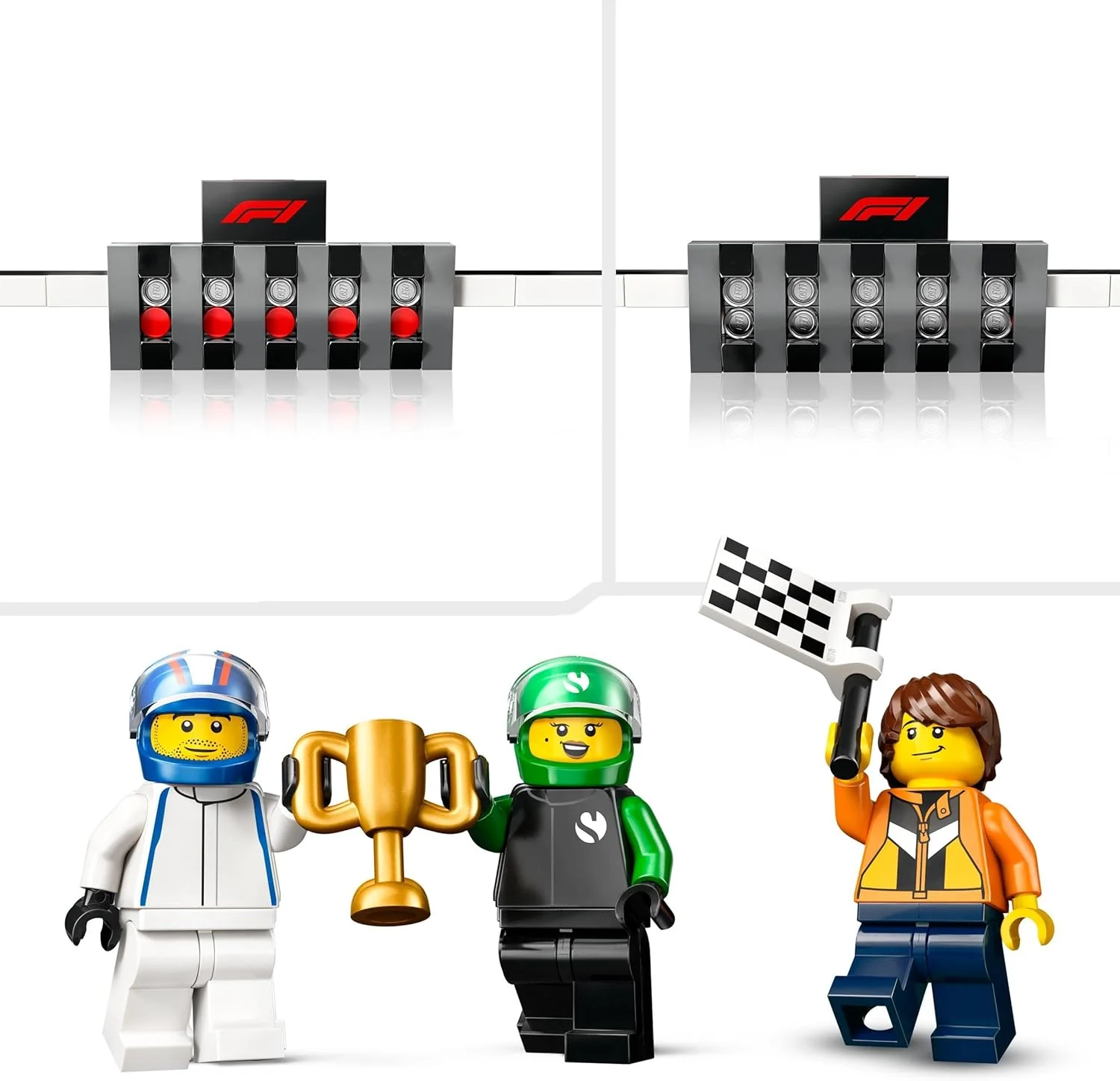 Lego City: F1 Grid With Vcarb & Sauber Race Cars (60474) - Image 7