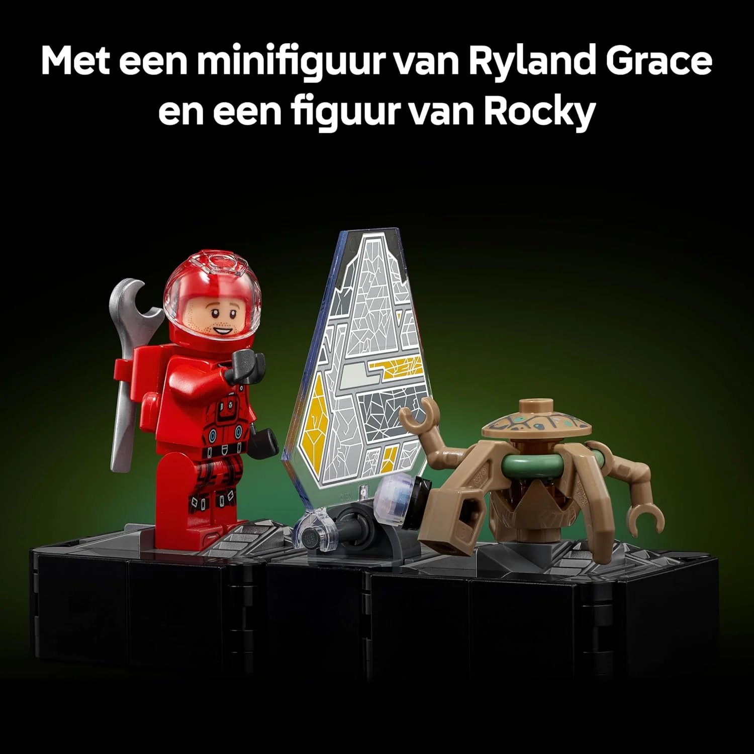 LEGO Icons Project Hail Mary Ruimteschip – Ruimte Bouwpakket voor Volwassenen – Ruimtevoertuig Model met Ryland Grace en Rocky Minifiguren – Woondecoratie – Cadeau voor Mannen, Vrouwen en Fans – 11389 - Image 7