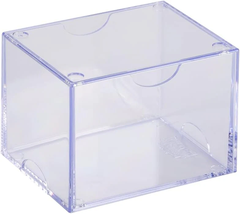 Dragon Shield Strongbox Deck Box Clear, Holds 100+ Double Sleeved Cards, Acrylic TCG Storage Case, Vacuum Seal Closure, Stackable, Display Lid, 83.5 x 106 x 75.5 mm - Image 4