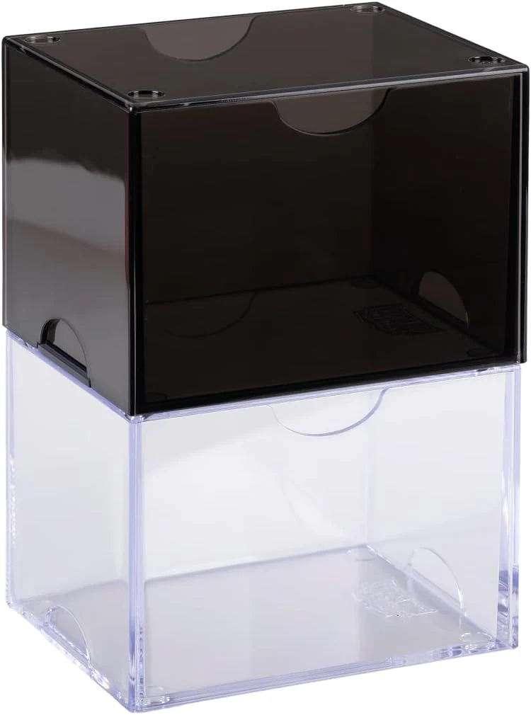 Dragon Shield Strongbox Deck Box Clear, Holds 100+ Double Sleeved Cards, Acrylic TCG Storage Case, Vacuum Seal Closure, Stackable, Display Lid, 83.5 x 106 x 75.5 mm - Image 8