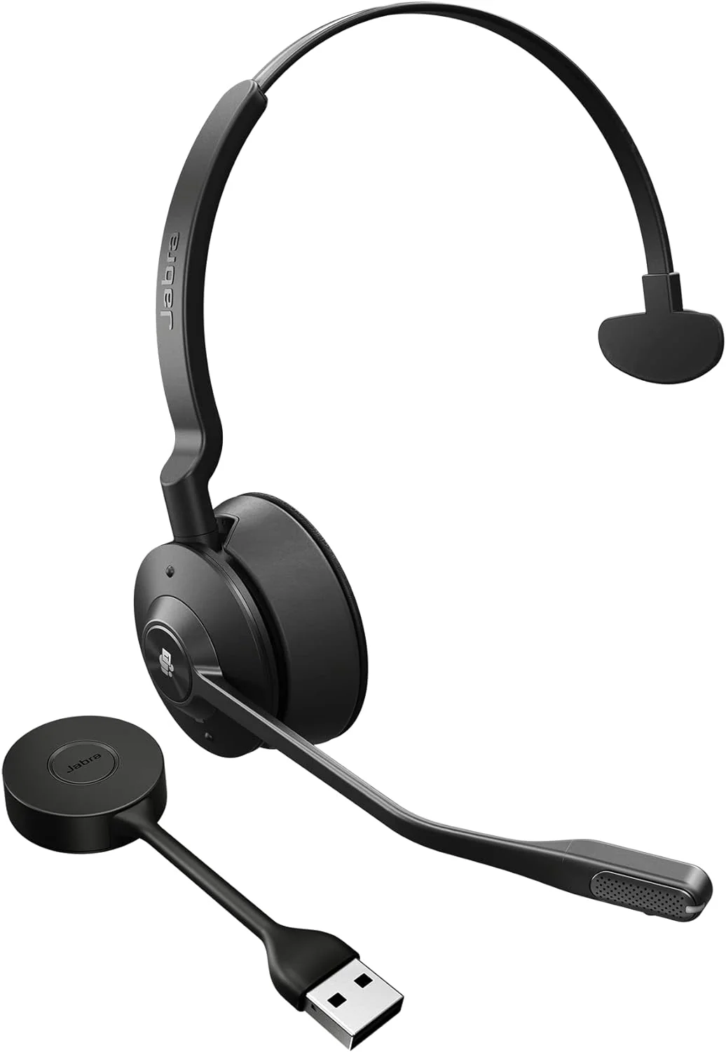 Jabra Engage 55 Headset Wireless Head-band Office/Call center Black, Titanium - Image 2