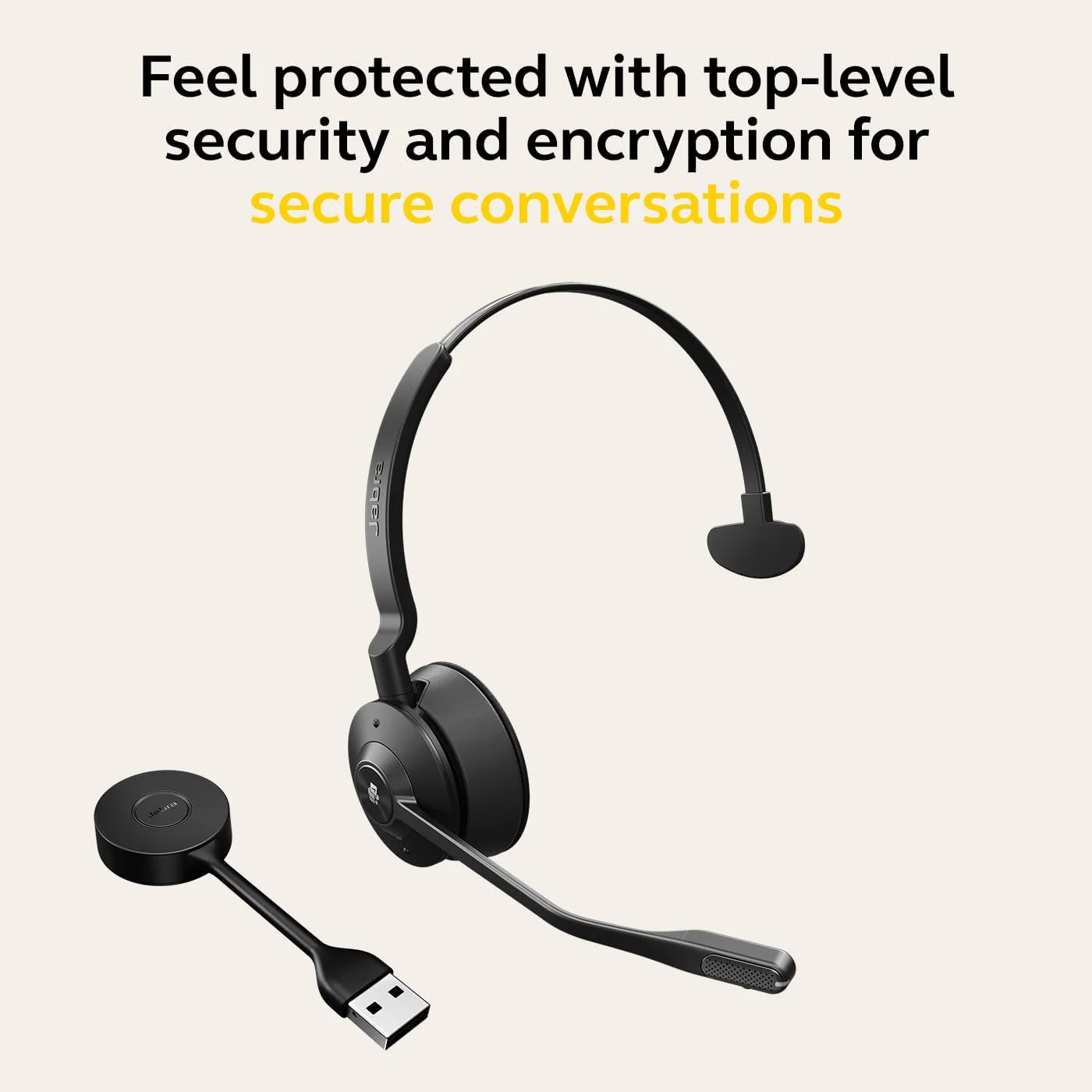 Jabra Engage 55 Headset Wireless Head-band Office/Call center Black, Titanium - Image 4