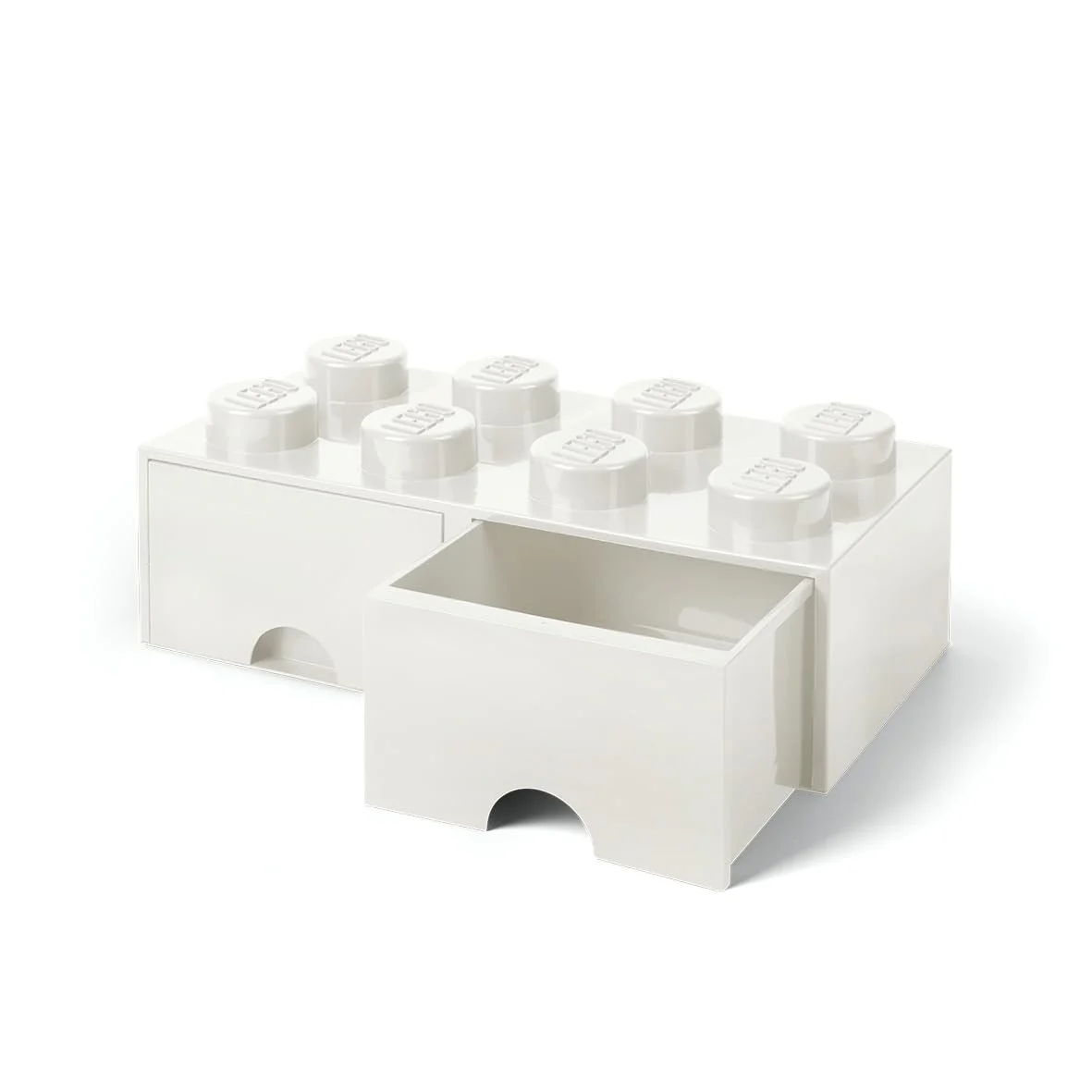 Opberglade Lego: brick 8 wit (RC029555)