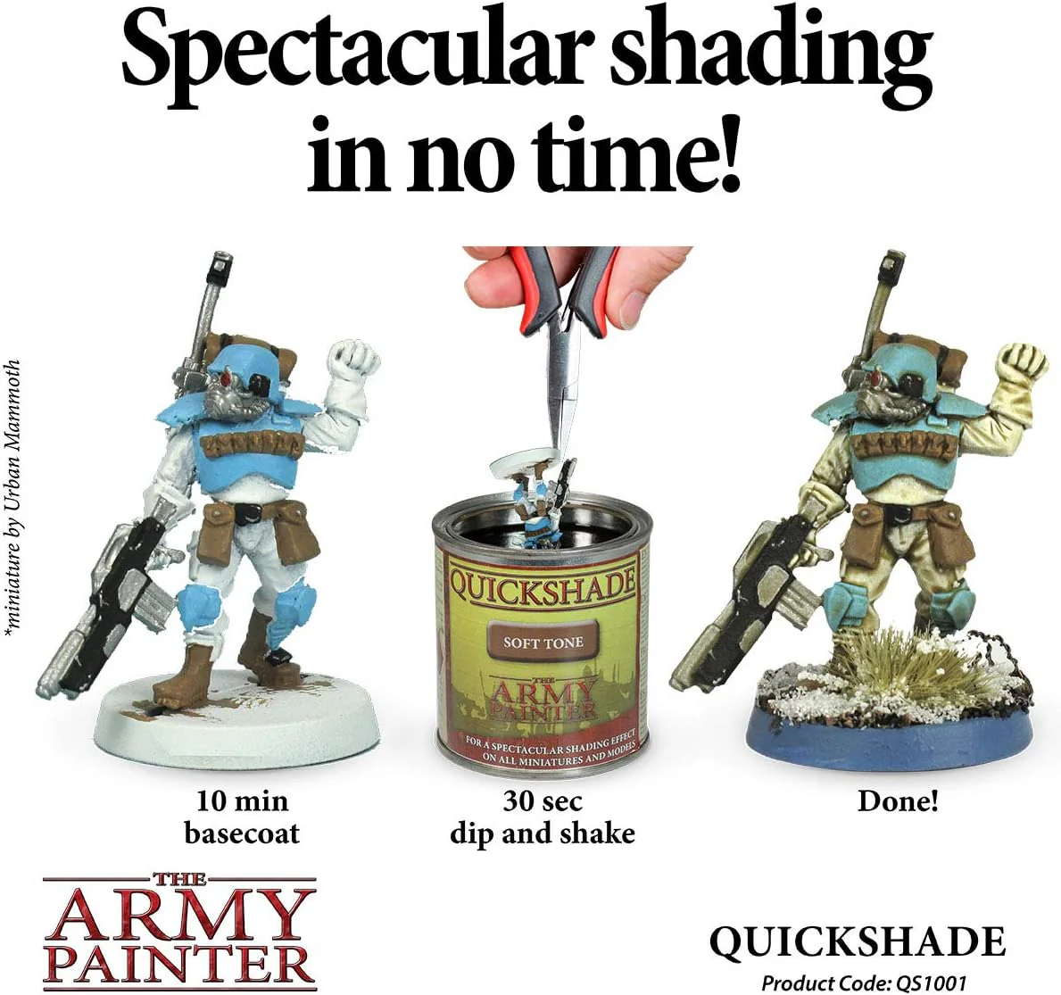 The Army Painter Quickshade Dip Soft Tone, Quickly Dipping and Shading Entire Wargaming Armies, Oil Wash for Miniature Figures, for Tabletop Roleplaying or Wargames, 250 ml (Soft Tone - Image 3