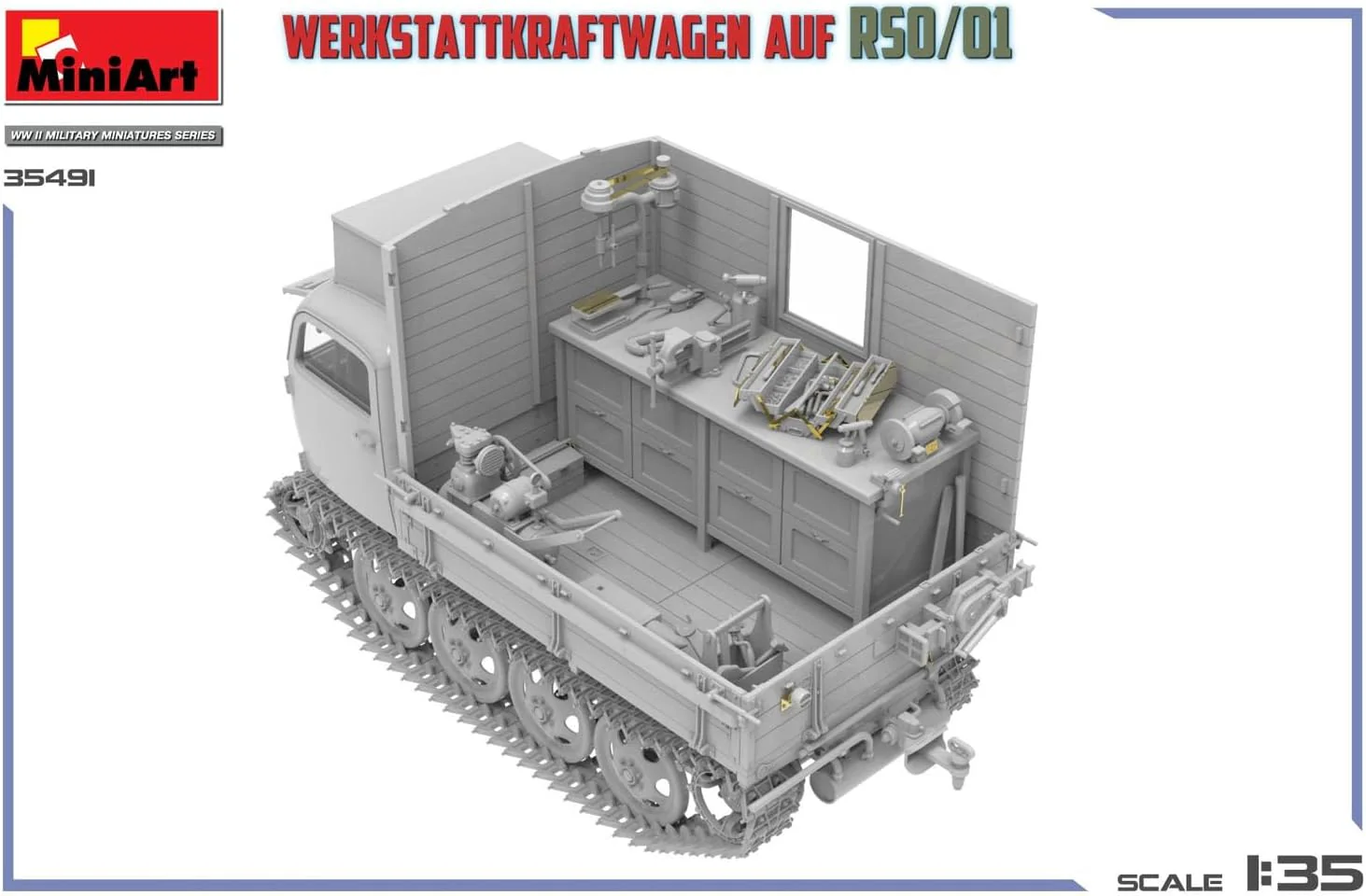 MiniArt - 1/35 Werkstattkraftwagen Auf Rso/01 - Image 8
