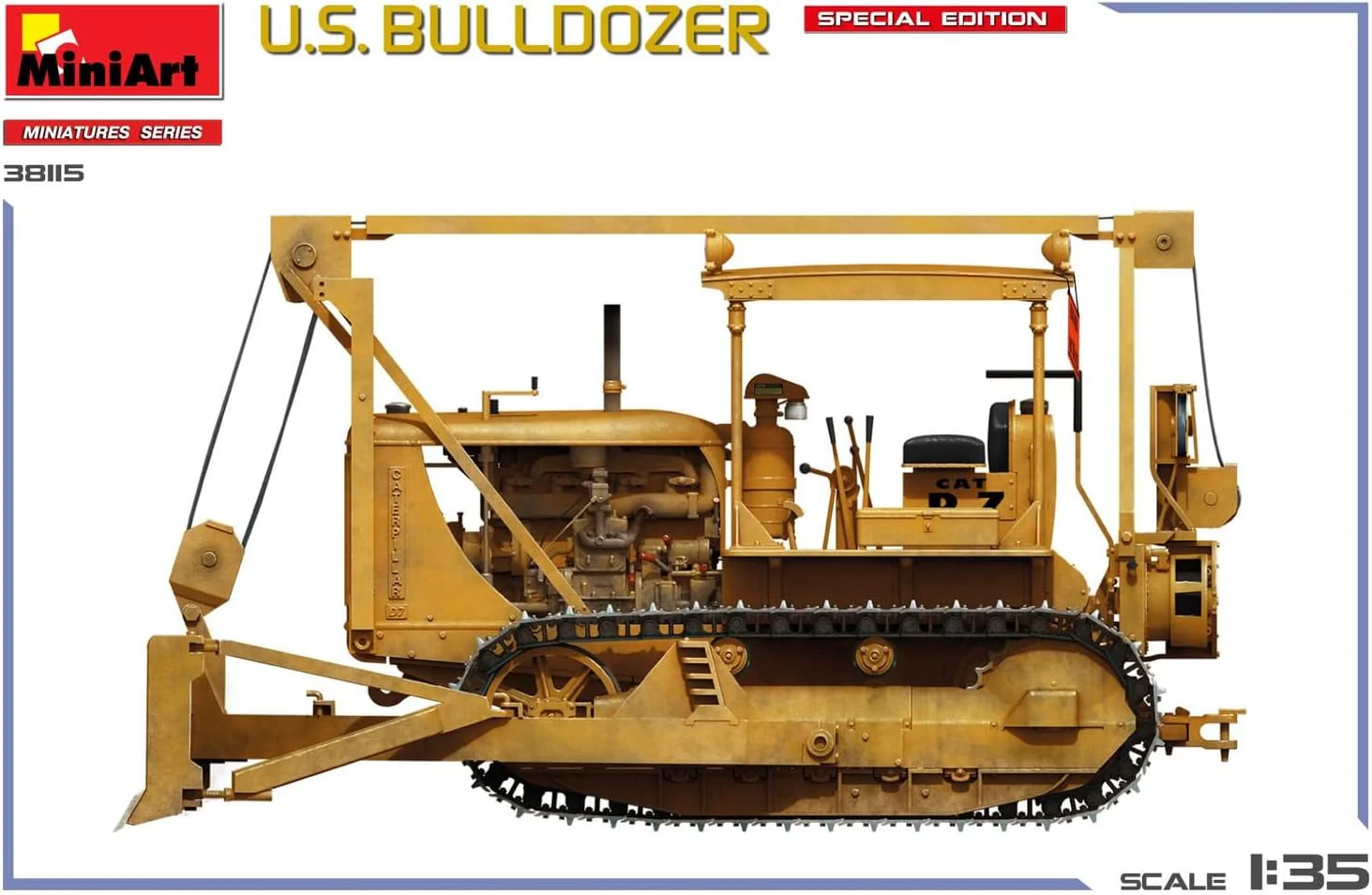 MiniArt - 1/35 U.s. Bulldozer. Special Edition - Image 4