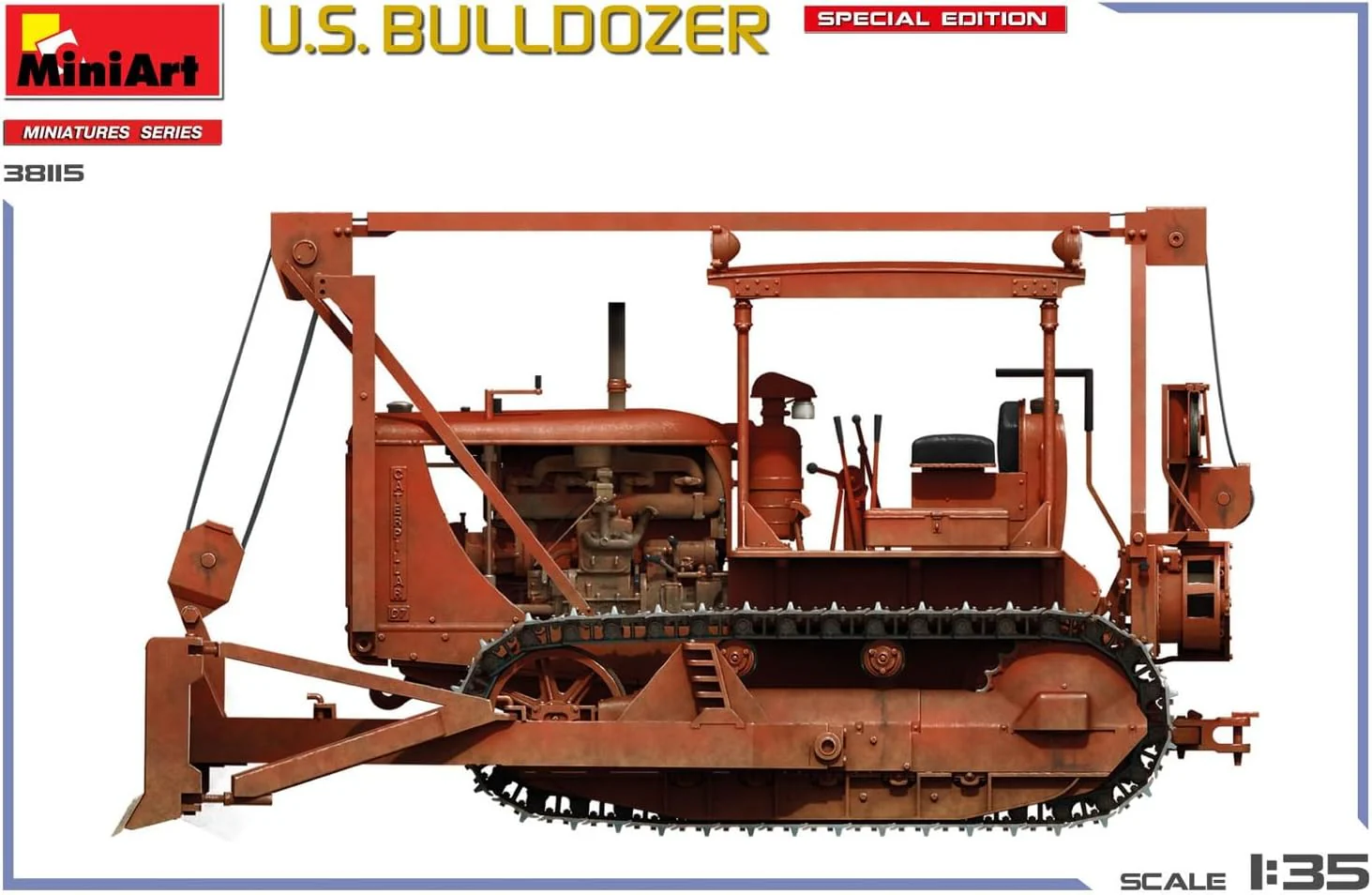 MiniArt - 1/35 U.s. Bulldozer. Special Edition - Image 6