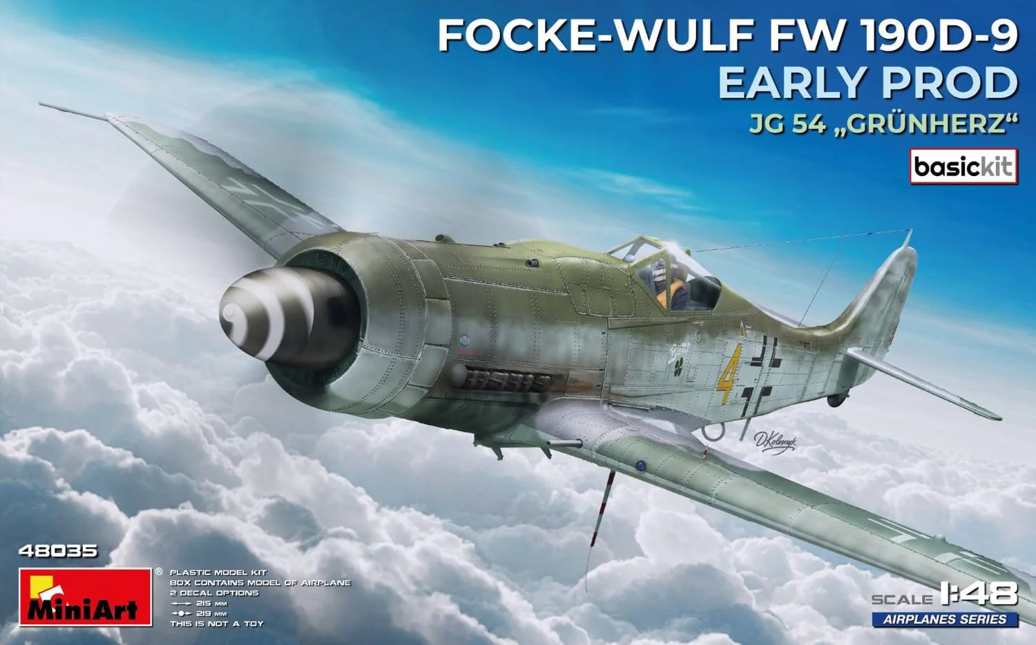 MiniArt - 1/48 Focke-wulf Fw 190d-9 Early Prod. Jg 54 - Image 2