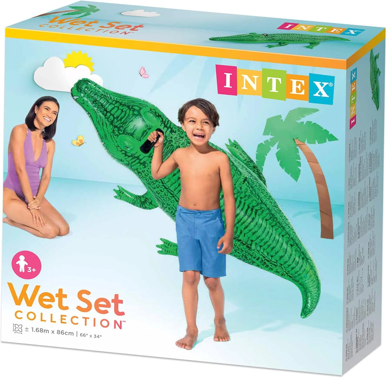 Intex 58546 Inflatable crocodile - 168x86 cm - Image 3