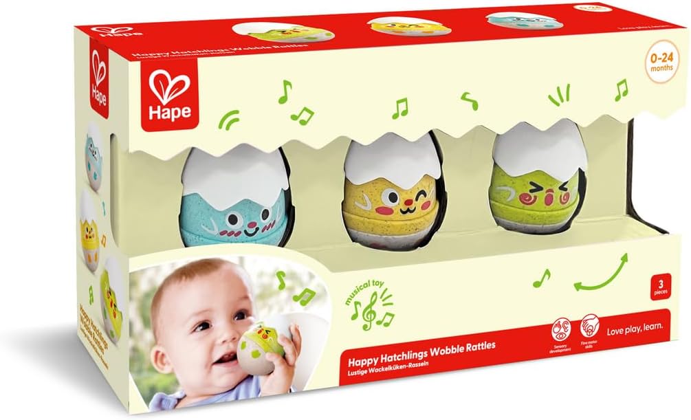 Hape - Wobble Rattle Egg Set (87-0124) - Image 2
