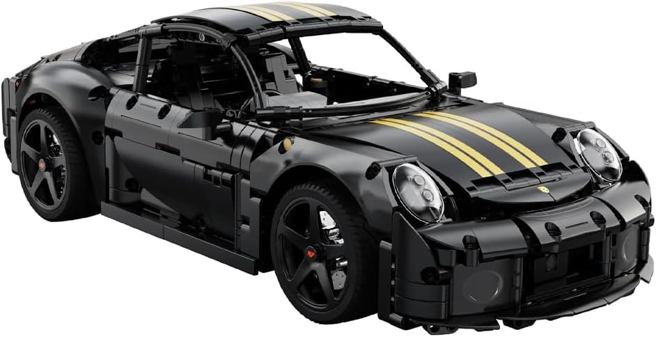 CaDA RUF GT - Bausatz - Sportfahrzeug - Schwarz - 1655 Teile - ab 8 Jahren - Maßstab 1:10 (DEQUBE 927DE63006 - Image 4