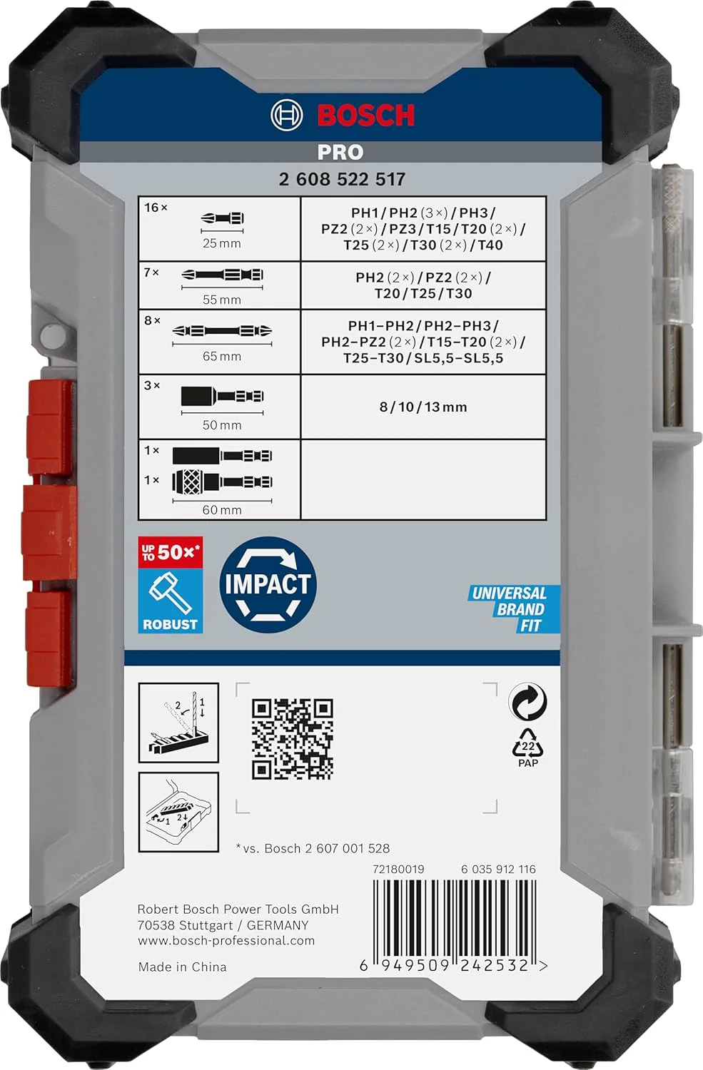 Bosch Pro Impact Schroefbitset 36-Delig In Display - 2608522517 - Image 6