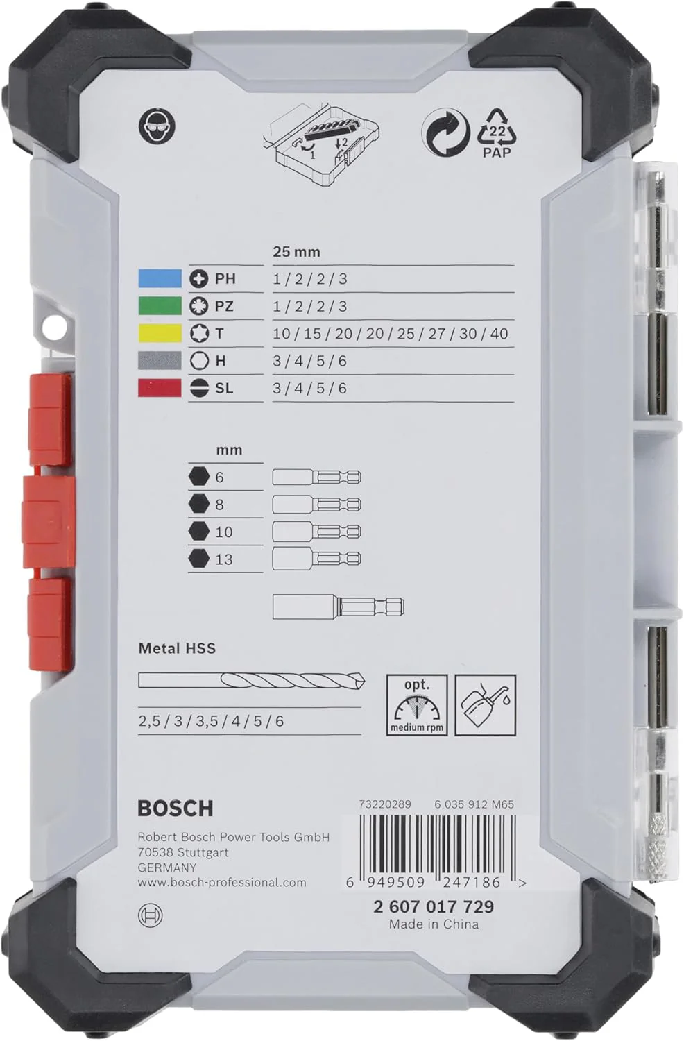 Bosch Extra Harde Schroevendraaierboor En Metaal Hss Boren Set St... - Image 3