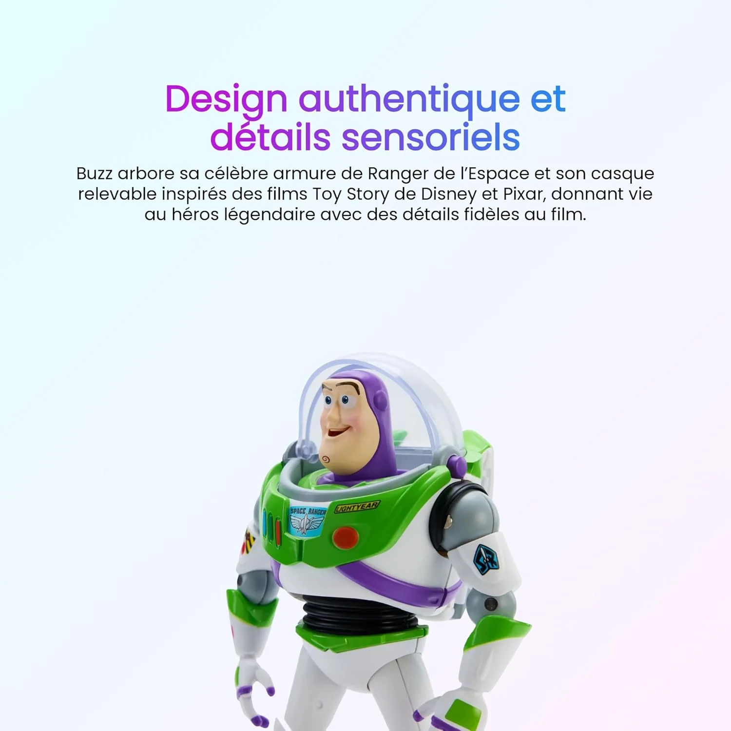 Disney Pixar Toy Story Interactive Robot Kit - Buzz Lightyear *French Version* 17 Cm - Image 4