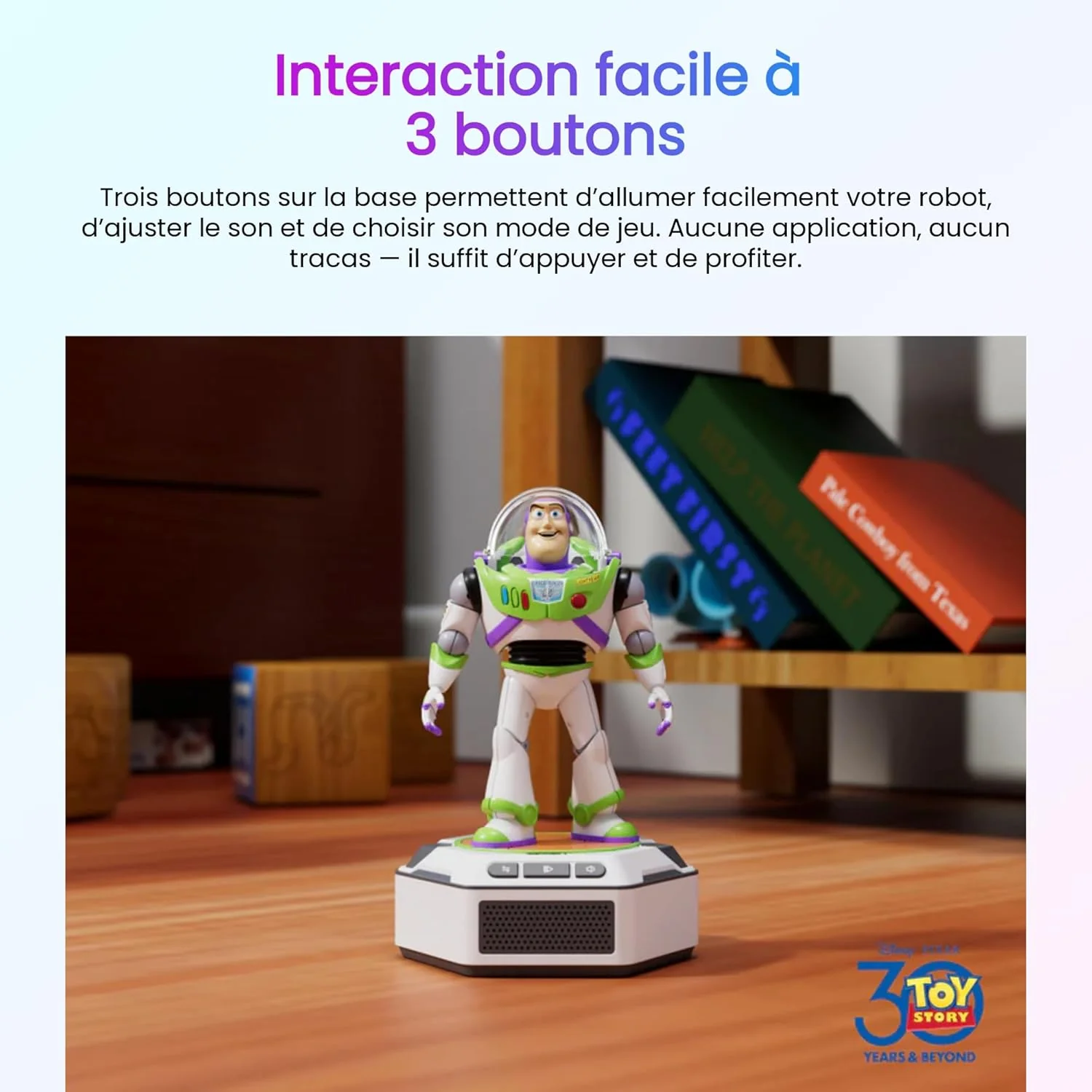 Disney Pixar Toy Story Interactive Robot Kit - Buzz Lightyear *French Version* 17 Cm - Image 6