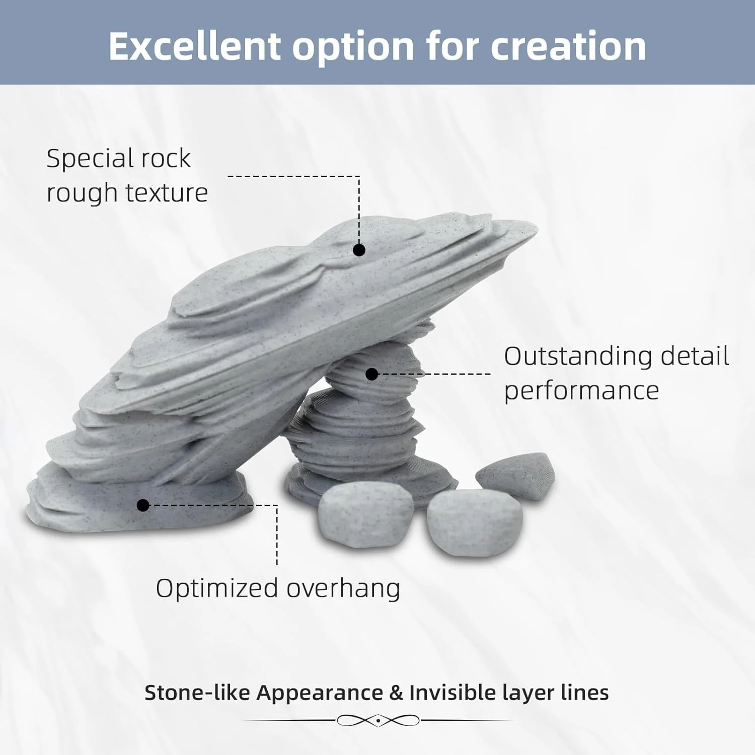Geeetech - PLA like Marble (1.75mm - 1kg) - Image 4
