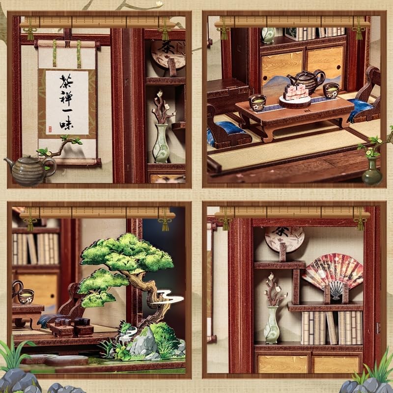 Miniature House Model Kit Kirishima Cha-An 19 X 14 Cm - Image 2