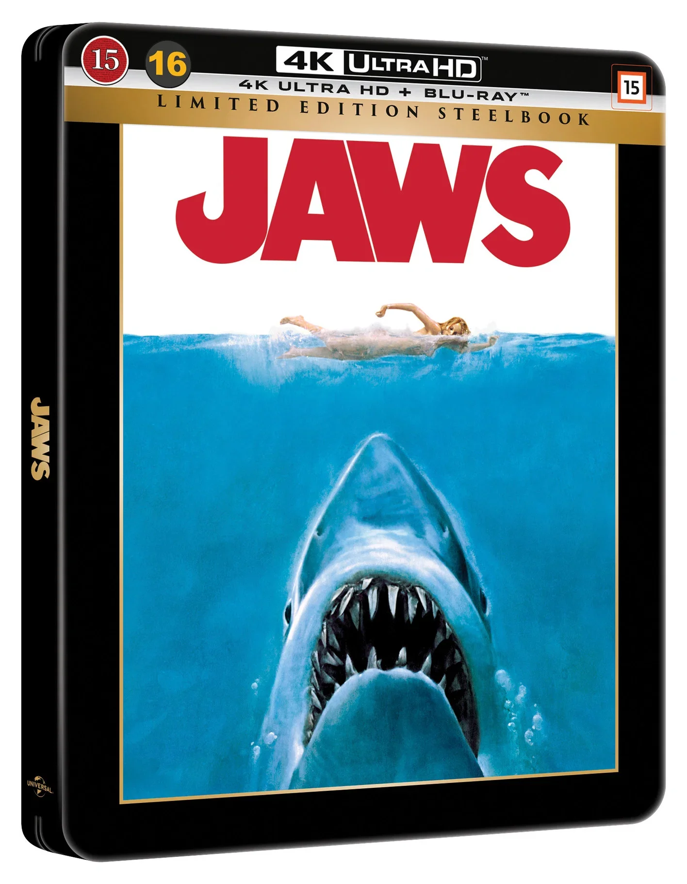 Jaws (Steelbook 3-Disc (4K Uhd + Bd)