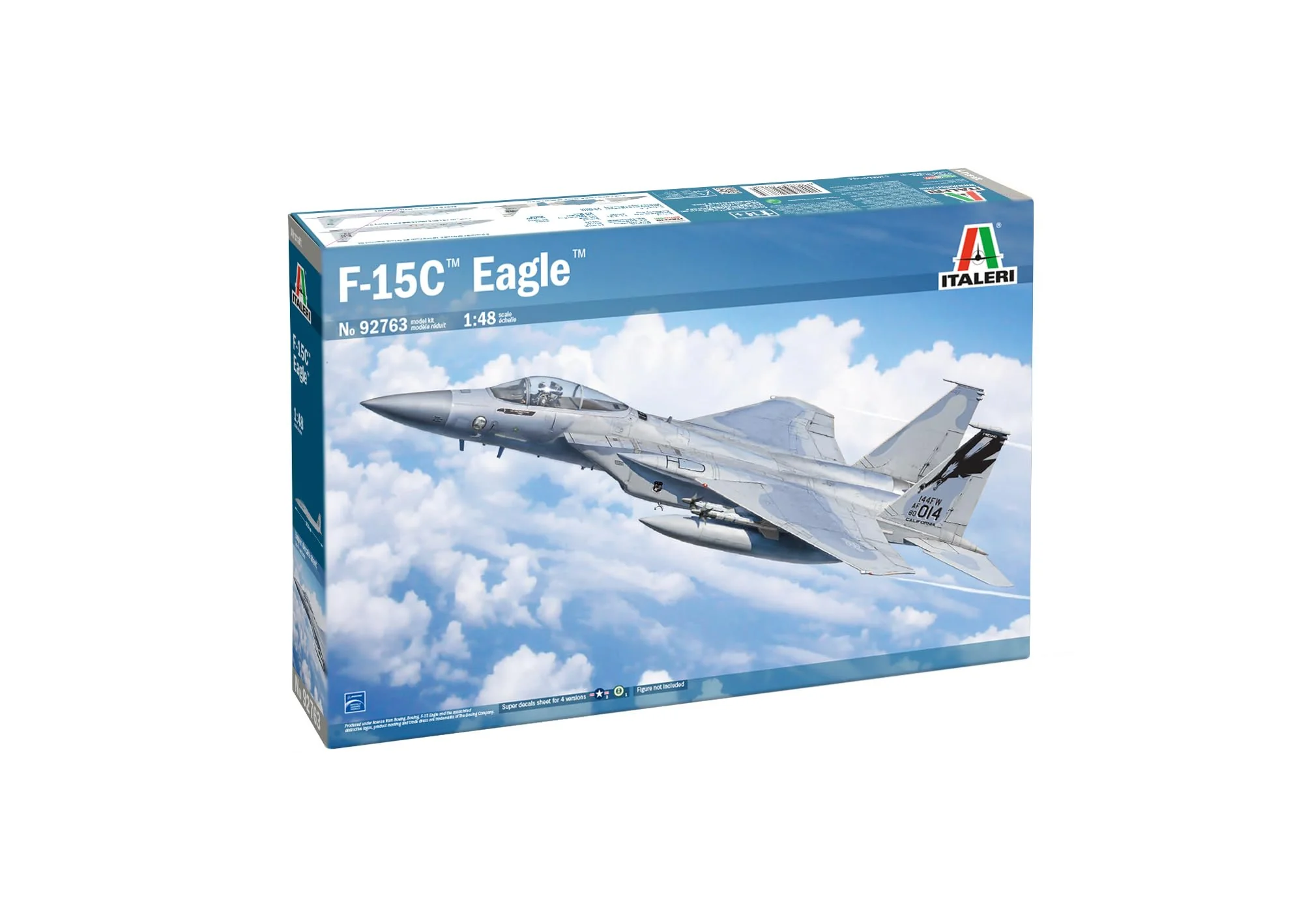 Italeri 92763 F-15C Eagle 1:48 Scale Plastic Model Kit/Model Assembly