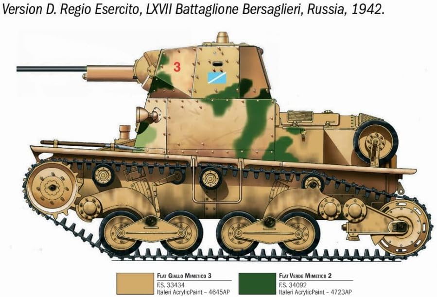 Italeri - 1/35 Carro Armato L6/40 - Image 2