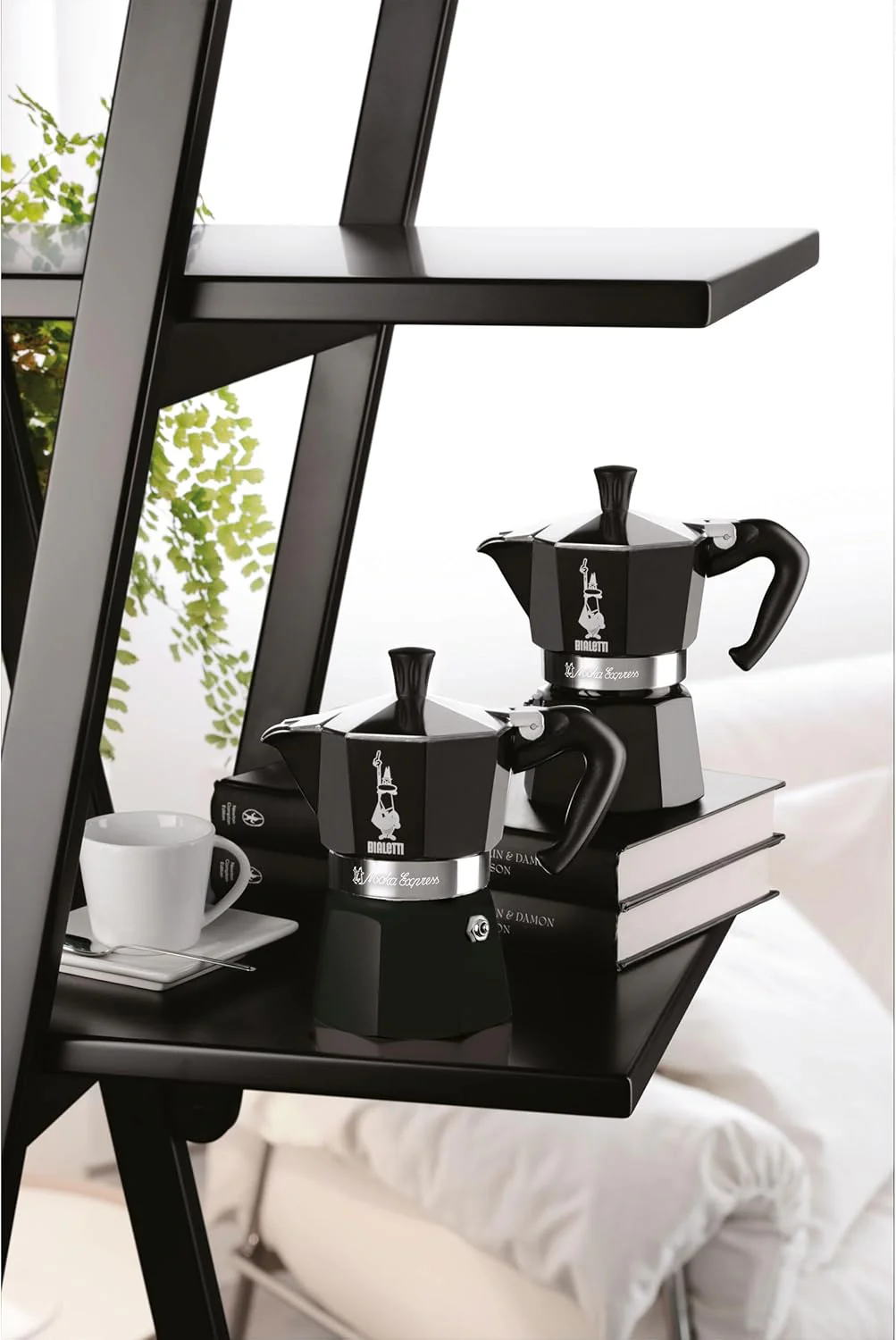Bialetti Black CD Cafetière Moka Express 3tz, Aluminium, 30 x 20 x 15 cm Pack of 1 - Image 3