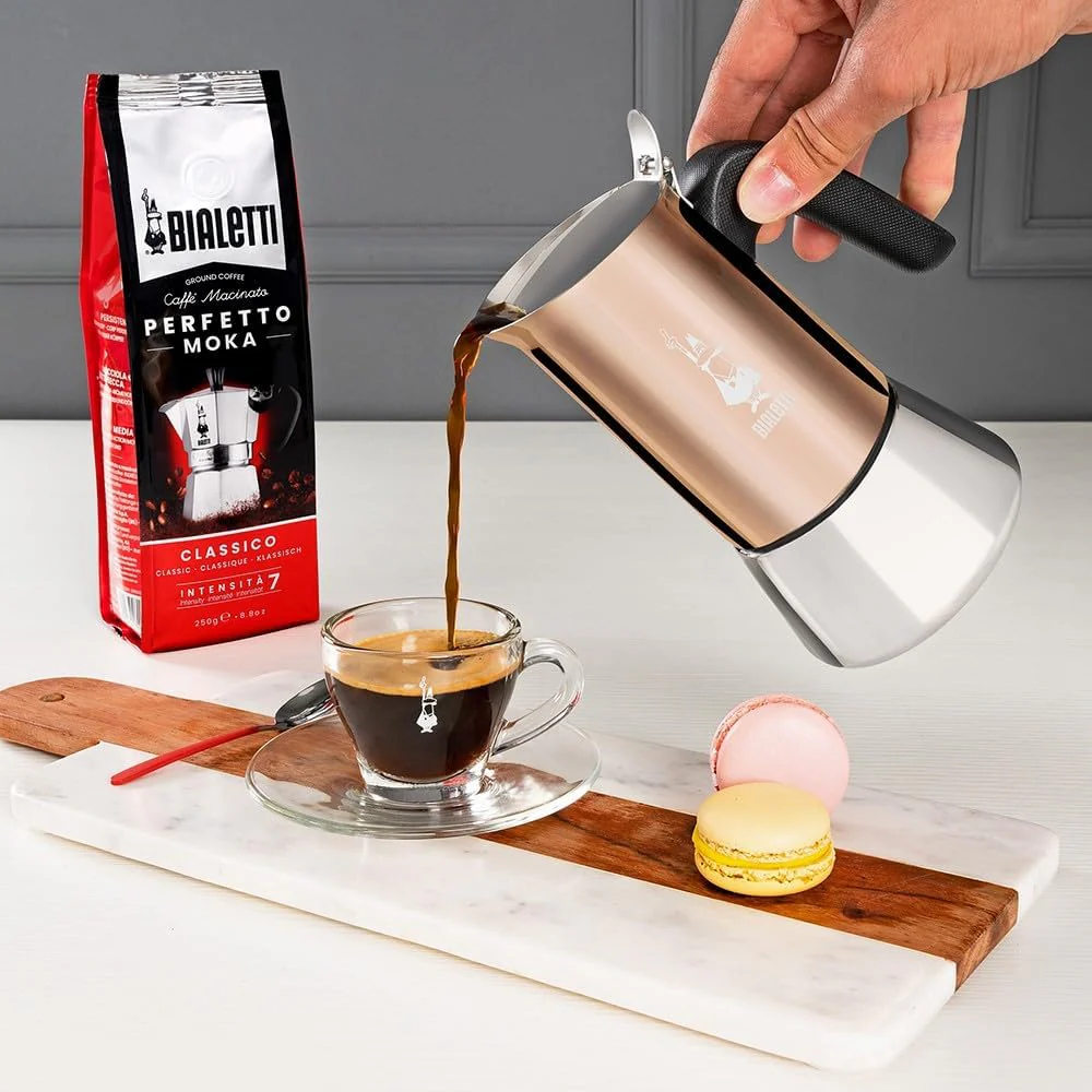 Bialetti Venus Induction 'R' Stovetop 6 Cup Coffee Maker Copper - Image 2