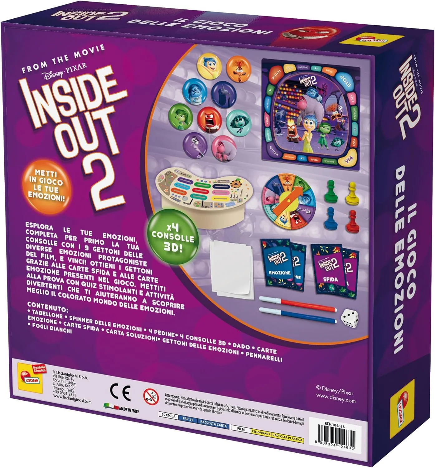 Liscianigiochi Inside Out 2 het spel van emoties - Image 2