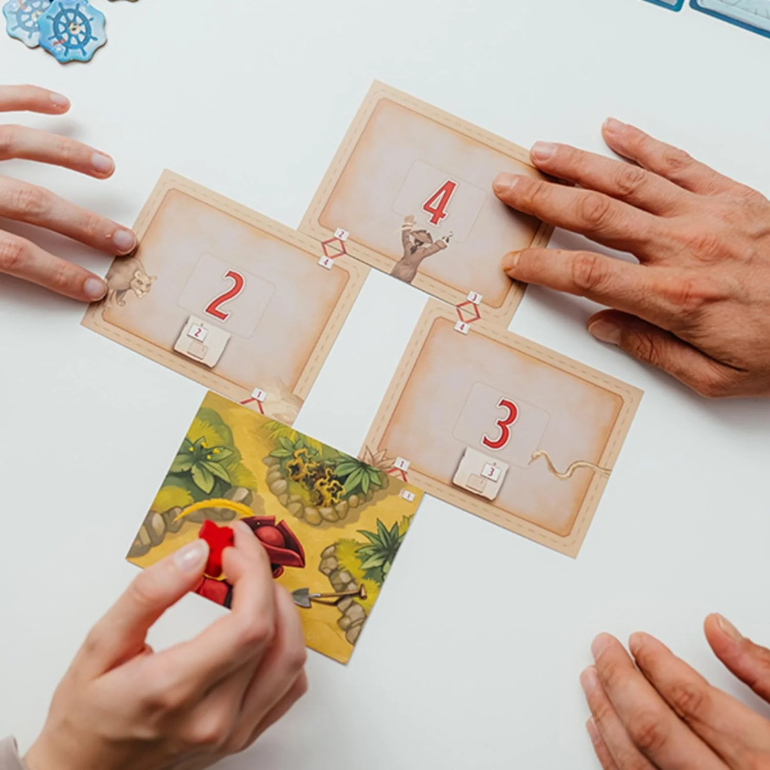 Lost in Adventure: The Curse of Jack Parrot by DV Games | Ages 12+ | 1-6 Players | Cooperative Pirate Storytelling Board Game | Branching Narrative, Modular Map, Puzzles & Multiple Endings - Image 3