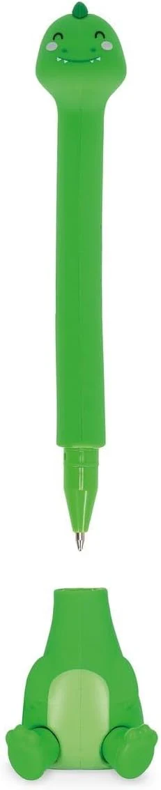 Legami - Dino Ballpoint Pen with Base- Stand-Ink Ovation - Black Ink - Image 5