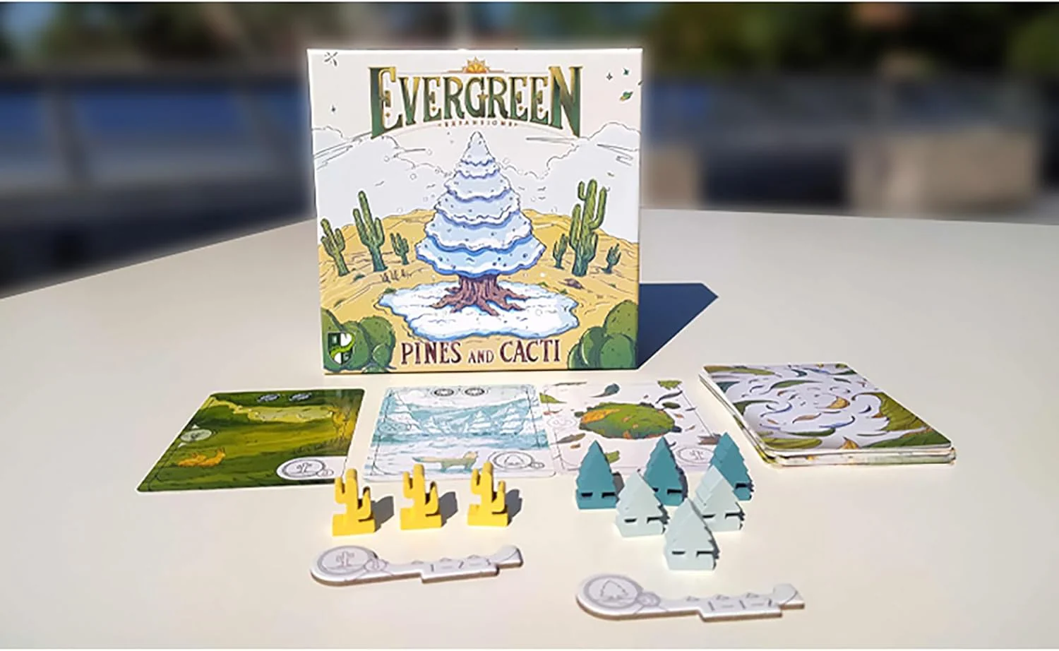 Horrible Guild: Evergreen: Pines and Cacti Expansion - Set of 2 Modular Expansions, Tree Growing Abstract Strategy Board Game, Ages 8+, Players - Image 4