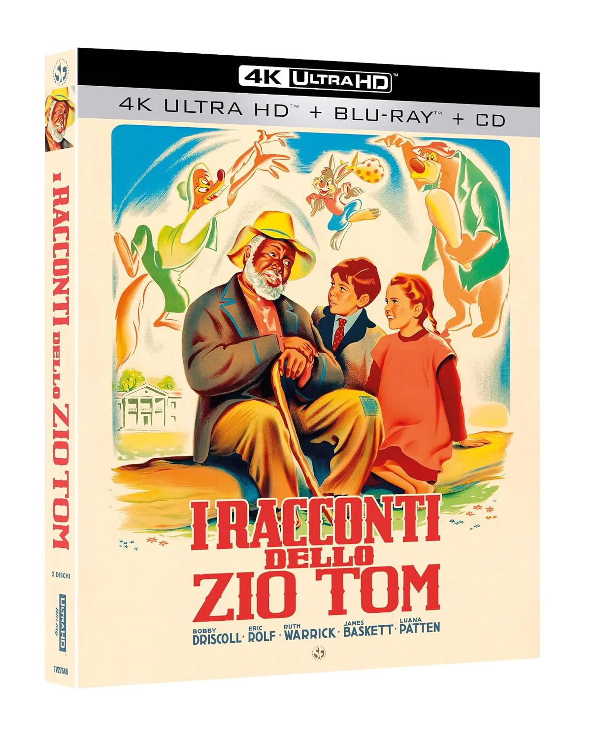 Racconti Dello Zio Tom (I) (Collector`S Edition) (4K Ultra Hd + Blu-Ray + Cd) - Image 3