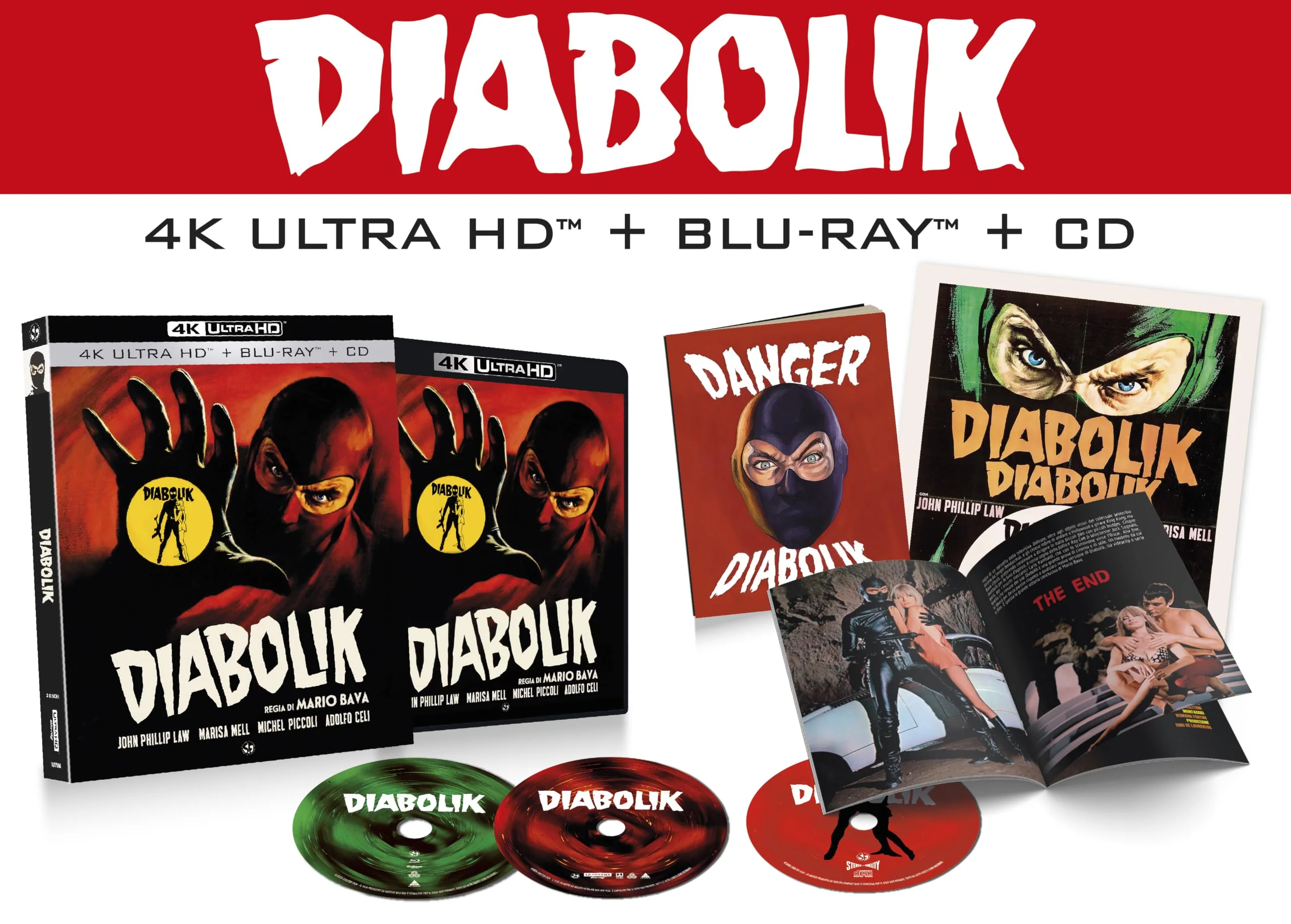 Diabolik (Special Edition) (4K Uhd + Blu-Ray + Cd)